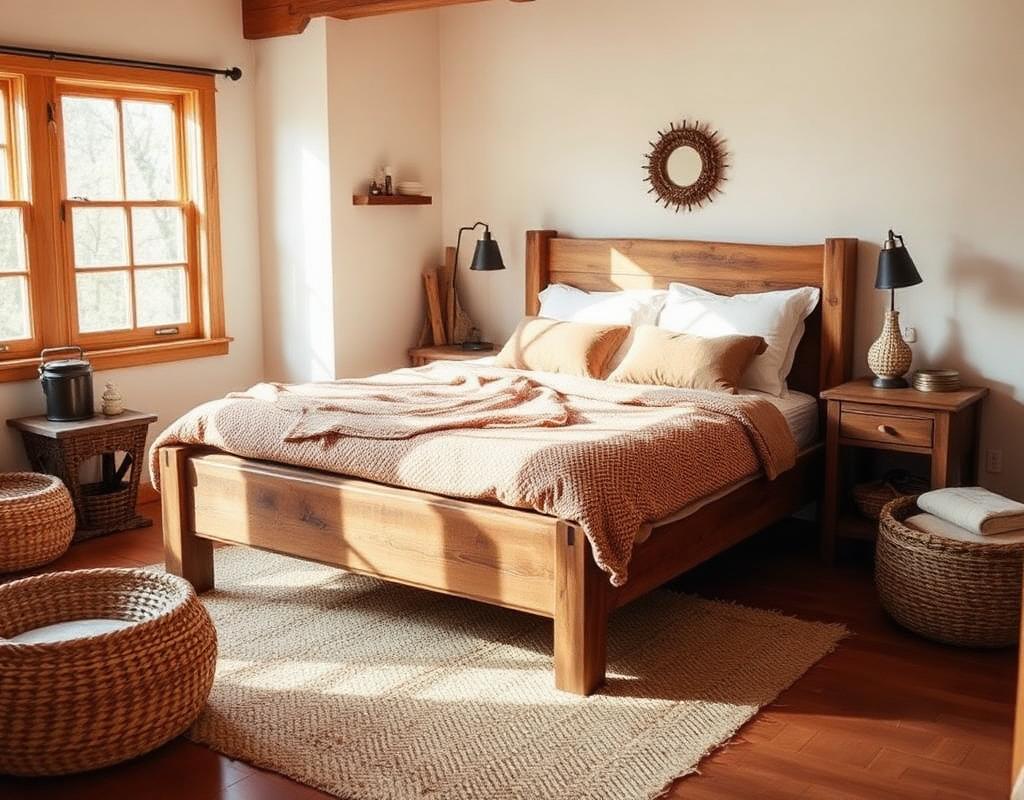 Rustic bedroom set
