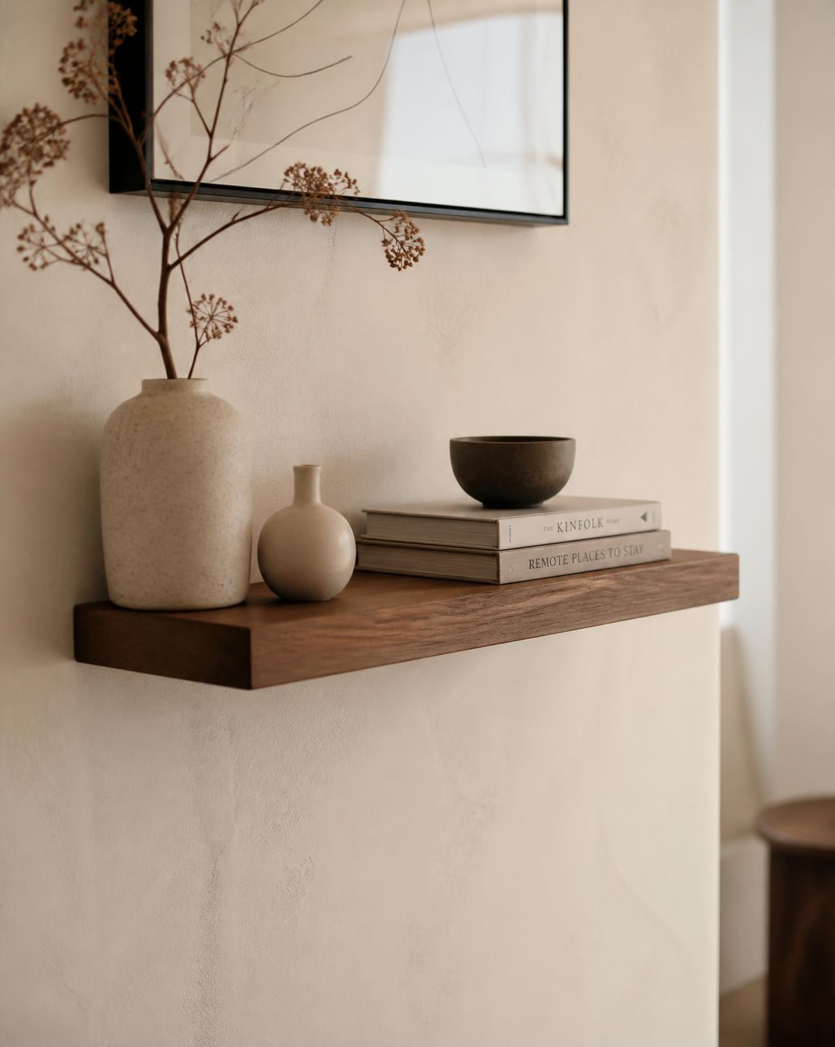 Decorative wall shelf
